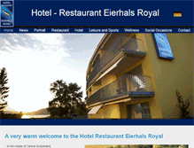 Tablet Screenshot of hotel-eierhals.ch